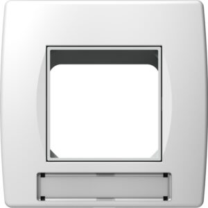 CM23PW-U SET ZA PRIKLJUČNICE IP44 2M BIJELA SJAJNA S NATPISNOM PLOČICOM