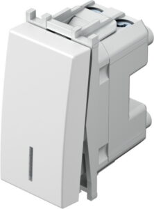 SM10PWIN-U SKLOPKA JEDNOPOLNA 16A 1M BIJELA SJAJNA SA INDIKATOROM