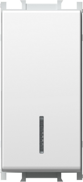 SM10PWIN-U SKLOPKA JEDNOPOLNA 16A 1M BIJELA SJAJNA SA INDIKATOROM