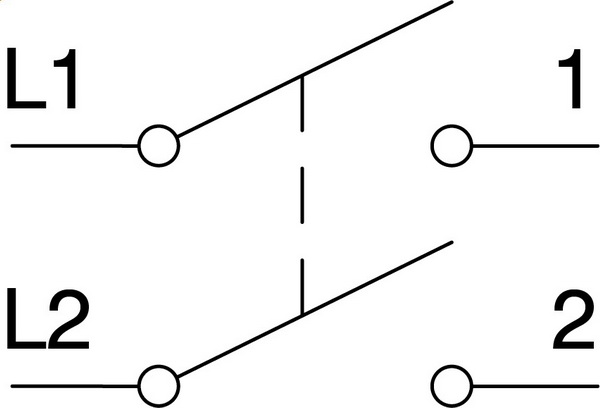 SM20-U SKLOPKA DVOPOLNA 16A 1M BEZ TIPKE