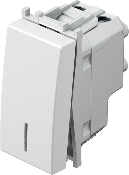 SM20PWIN-U SKLOPKA DVOPOLNA 16A 1M BIJELA SJAJNA SA INDIKATOROM