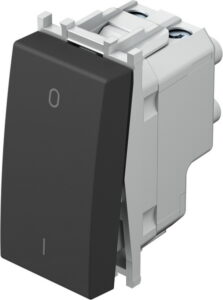 SM20SBNT03-U SKLOPKA DVOPOLNA 16A 1M CRNA MAT SA SIMBOLOM 0-1