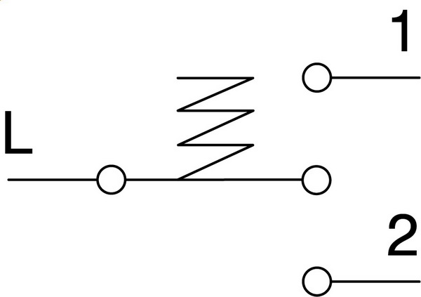 SM41PWNT10-U TIPKALO ZA ROLETE 1-0-2 16A 1M BIJELO SJAJNA