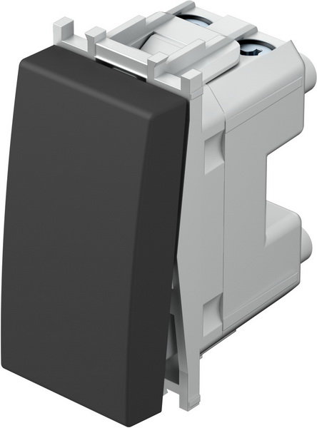 SM61SB-U TIPKALO IZMJENIČNO 16A 1M CRNA MAT