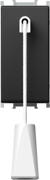 SM62SBCD-U TIPKALO IZMJENIČNO S UZICOM 16A 1M CRNA MAT