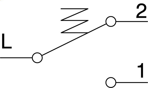 SM62SBCD-U TIPKALO IZMJENIČNO S UZICOM 16A 1M CRNA MAT