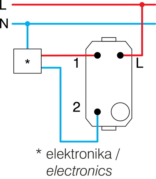 SM62SBCD-U TIPKALO IZMJENIČNO S UZICOM 16A 1M CRNA MAT