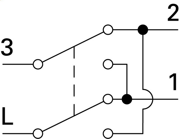 SM70-U SKLOPKA KRIŽNA 16A 1M BEZ TIPKE