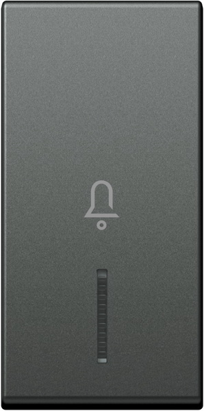 TM11ATIN01-B TIPKA 1M ANTRACIT SA INDIKATOROM I SIMBOLOM ZVONO