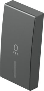 TM11ATIN02-B TIPKA 1M ANTRACIT SA INDIKATOROM I SIMBOLOM SVJETLO