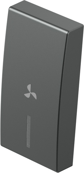 TM11ATIN05-B TIPKA 1M ANTRACIT SA INDIKATOROM I SIMBOLOM VENTILATOR