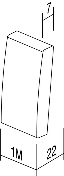 TM11ATIN-B TIPKA 1M ANTRACIT SA INDIKATOROM