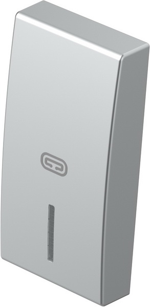 TM11ESIN07-B TIPKA 1M SREBRNA MAT SA INDIKATOROM I SIMBOLOM GRIJANJE