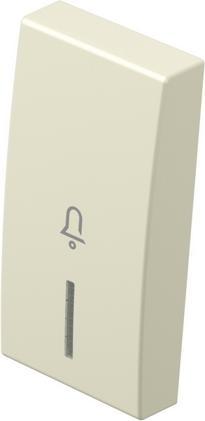 TM11IWIN01-B TIPKA 1M BEŽ SJAJNA SA INDIKATOROM I SIMBOLOM ZVONO
