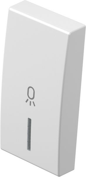 TM11PWIN02-B TIPKA 1M BIJELA SJAJNA SA INDIKATOROM I SIMBOLOM SVJETLO