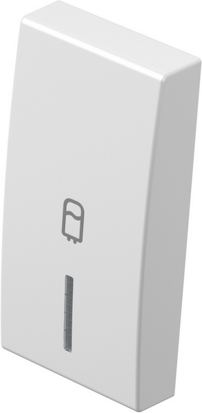 TM11PWIN06-B TIPKA 1M BIJELA SJAJNA SA INDIKATOROM I SIMBOLOM BOJLER