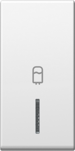 TM11PWIN06-B TIPKA 1M BIJELA SJAJNA SA INDIKATOROM I SIMBOLOM BOJLER