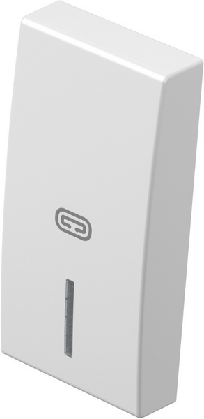 TM11PWIN07-B TIPKA 1M BIJELA SJAJNA SA INDIKATOROM  I SIMBOLOM GRIJANJE