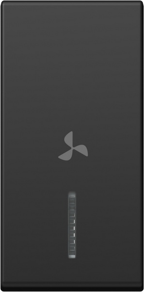 TM11SBIN05-B TIPKA 1M CRNA MAT SA INDIKATOROM I SIMBOLOM VENTILATOR