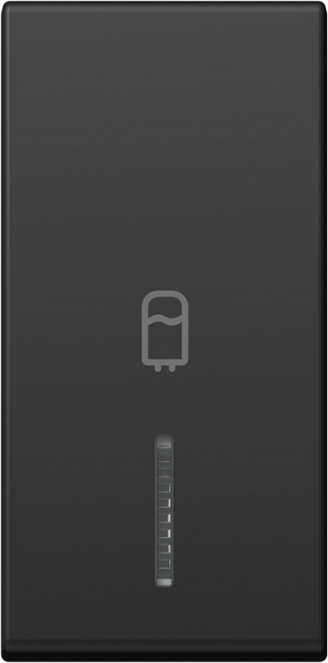 TM11SBIN06-B TIPKA 1M CRNA MAT SA INDIKATOROM I SIMBOLOM BOJLER