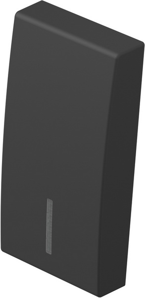 TM11SBIN-B TIPKA 1M CRNA MAT SA INDIKATOROM