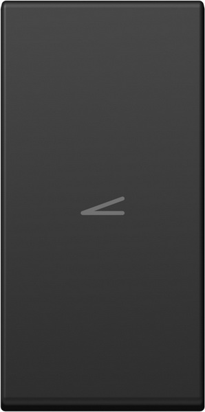 TM11SBNT11-B TIPKA 1M CRNA MAT SA SIMBOLOM PRIGUŠIVANJE