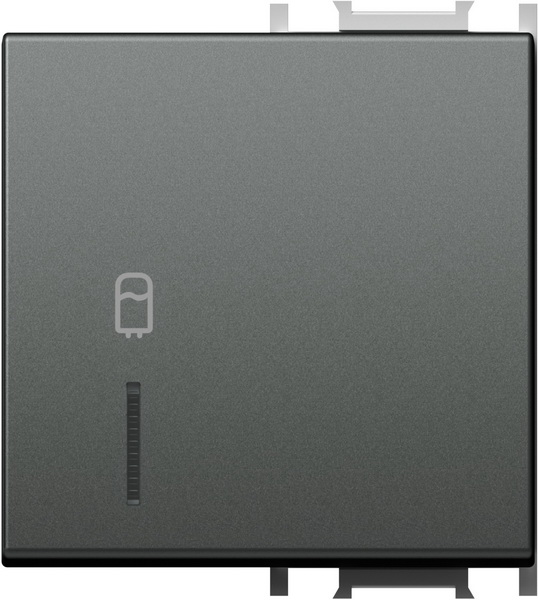 TM12ATIN06-B TIPKA 2M ANTRACIT SA INDIKATOROM I SIMBOLOM BOJLER