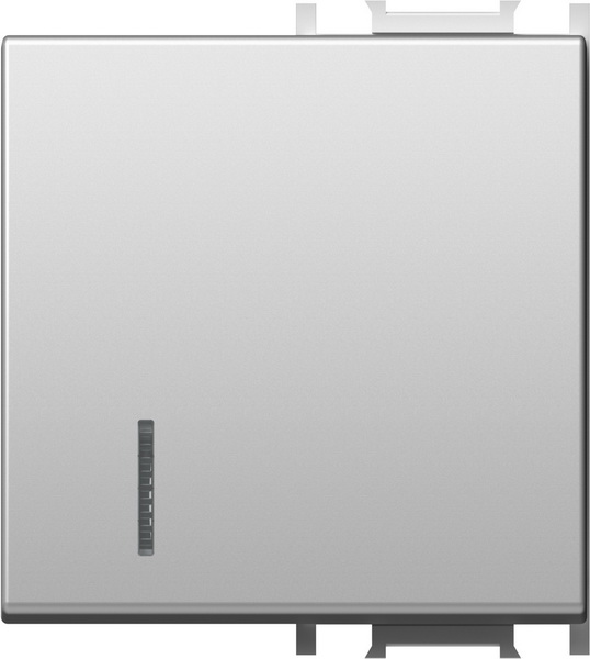 TM12ESIN-B TIPKA 2M SREBRNA MAT SA INDIKATOROM