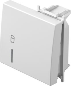 TM12PWIN06-B TIPKA 2M BIJELA SJAJNA SA INDIKATOROM I SIMBOLOM BOJLER