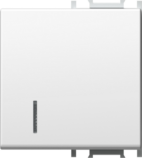 TM12PWIN-B TIPKA 2M BIJELA SJAJNA SA INDIKATOROM