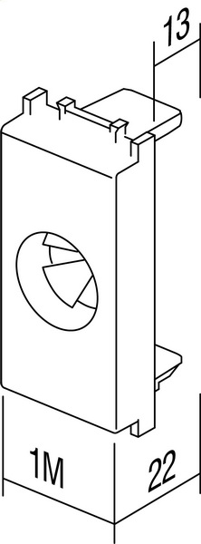 TM31AT-B UVODNICA 1M ANTRACIT